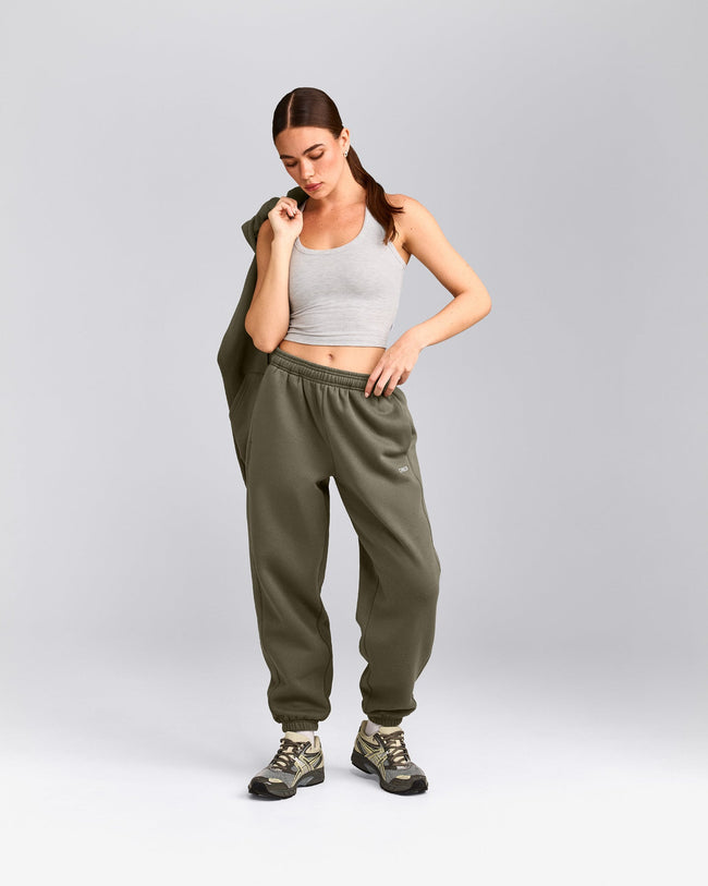 Foundations Cosy Joggers | Alpine Green
