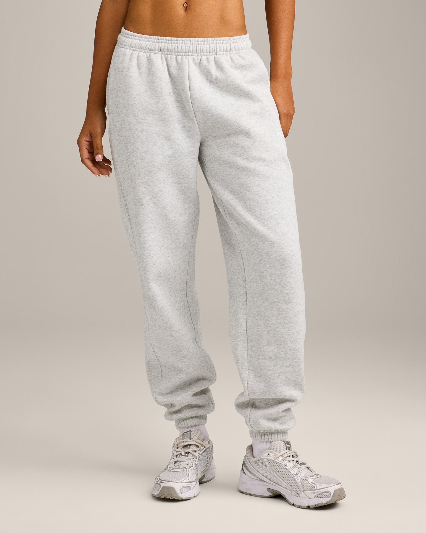Foundations Cosy Joggers | Light Grey Marl