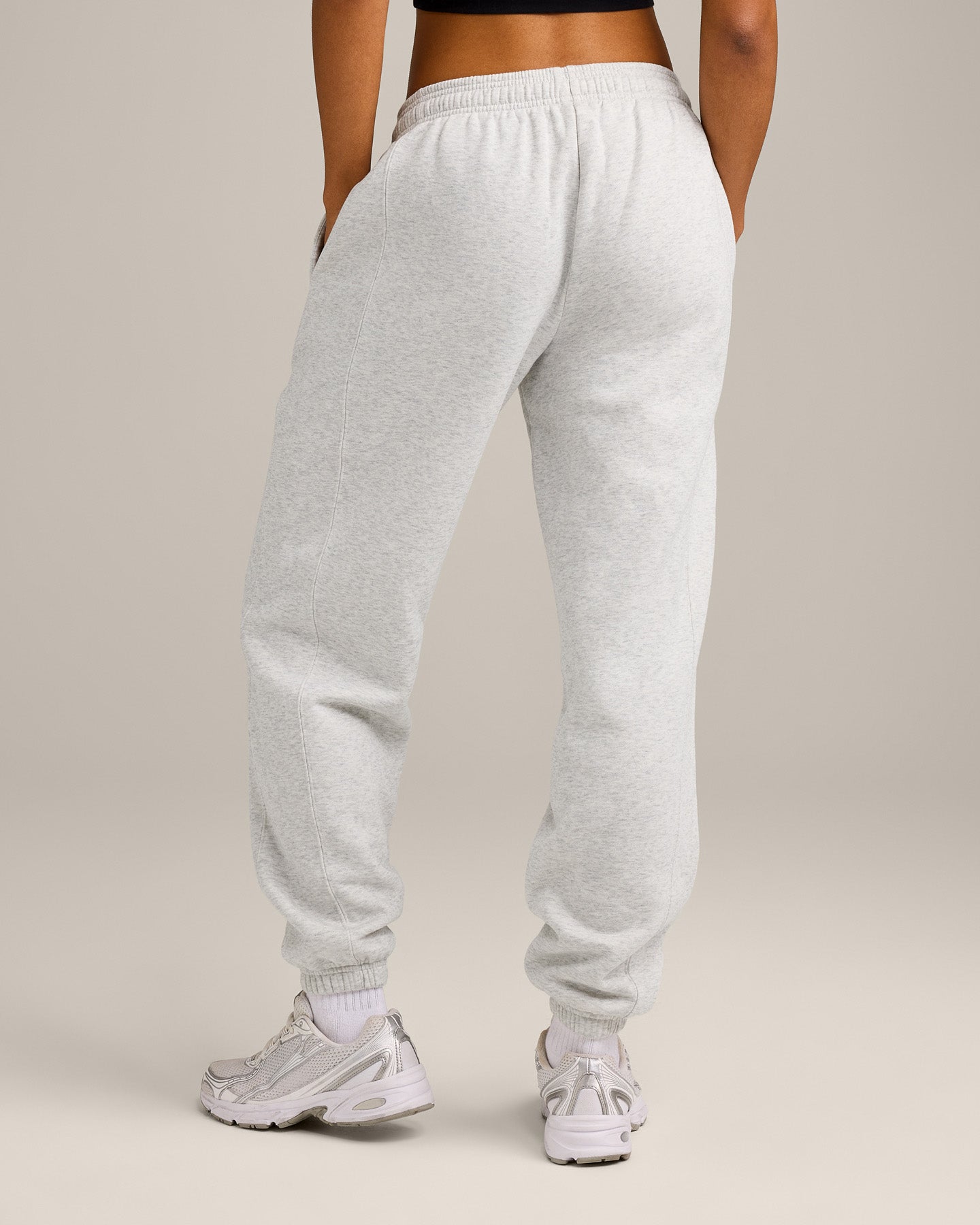 Foundations Cosy Joggers | Light Grey Marl