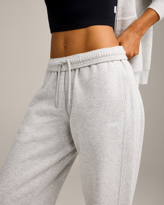 Foundations Cosy Joggers | Light Grey Marl