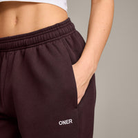 Foundations Cosy Joggers | Plum Brown