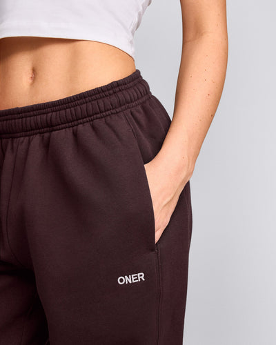 Foundations Cosy Joggers | Plum Brown