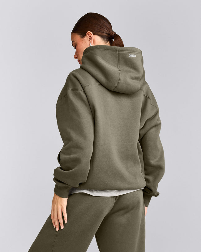 Foundations Cosy Hoodie | Alpine Green