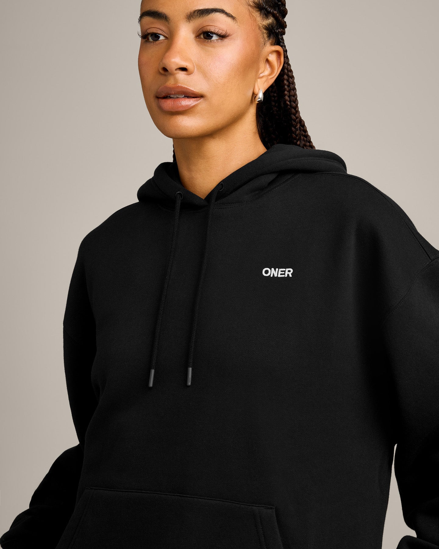 Foundations Cosy Hoodie | Black