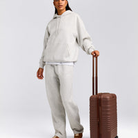 Foundations Cosy Hoodie | Light Grey Marl