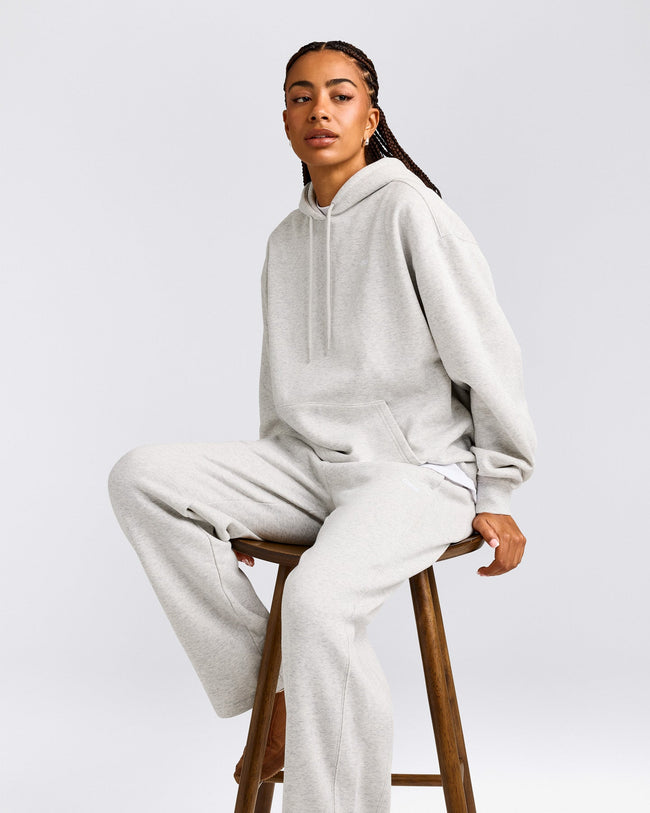 Foundations Cosy Hoodie | Light Grey Marl