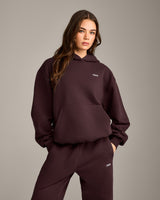 Foundations Cosy Hoodie | Plum Brown