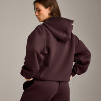 Foundations Cosy Hoodie | Plum Brown