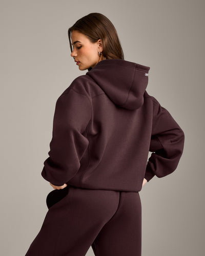 Foundations Cosy Hoodie | Plum Brown