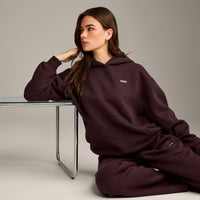 Foundations Cosy Hoodie | Plum Brown