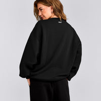 Foundations Cosy Oversized Sweatshirt | Black