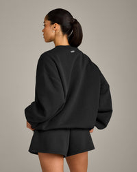 Foundations Cosy Oversized Sweatshirt | Soft Black