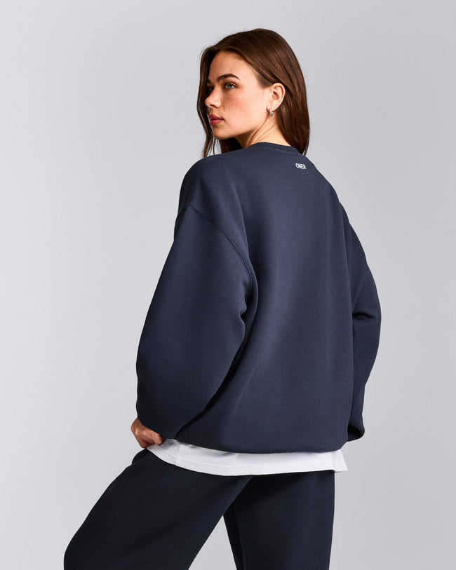 Foundations Cosy Oversized Sweatshirt | True Blue