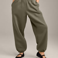 Foundations Cosy Oversized Joggers | Alpine Green