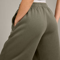 Foundations Cosy Oversized Joggers | Alpine Green