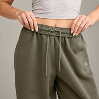 Foundations Cosy Oversized Joggers | Alpine Green