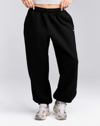 Foundations Cosy Oversized Joggers | Black