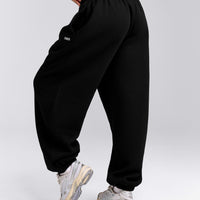 Foundations Cosy Oversized Joggers | Black