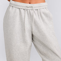 Foundations Cosy Oversized Joggers | Light Grey Marl