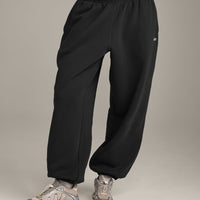 Foundations Cosy Oversized Joggers | Soft Black