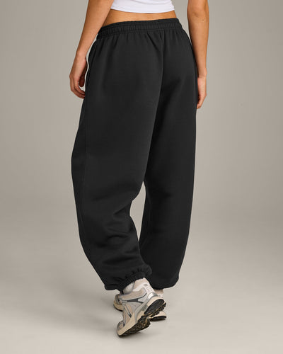 Foundations Cosy Oversized Joggers | Soft Black