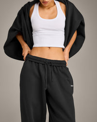 Foundations Cosy Oversized Joggers | Soft Black