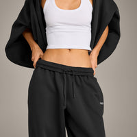 Foundations Cosy Oversized Joggers | Soft Black
