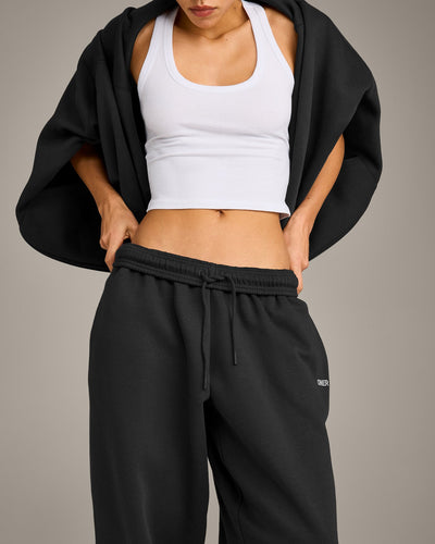 Foundations Cosy Oversized Joggers | Soft Black