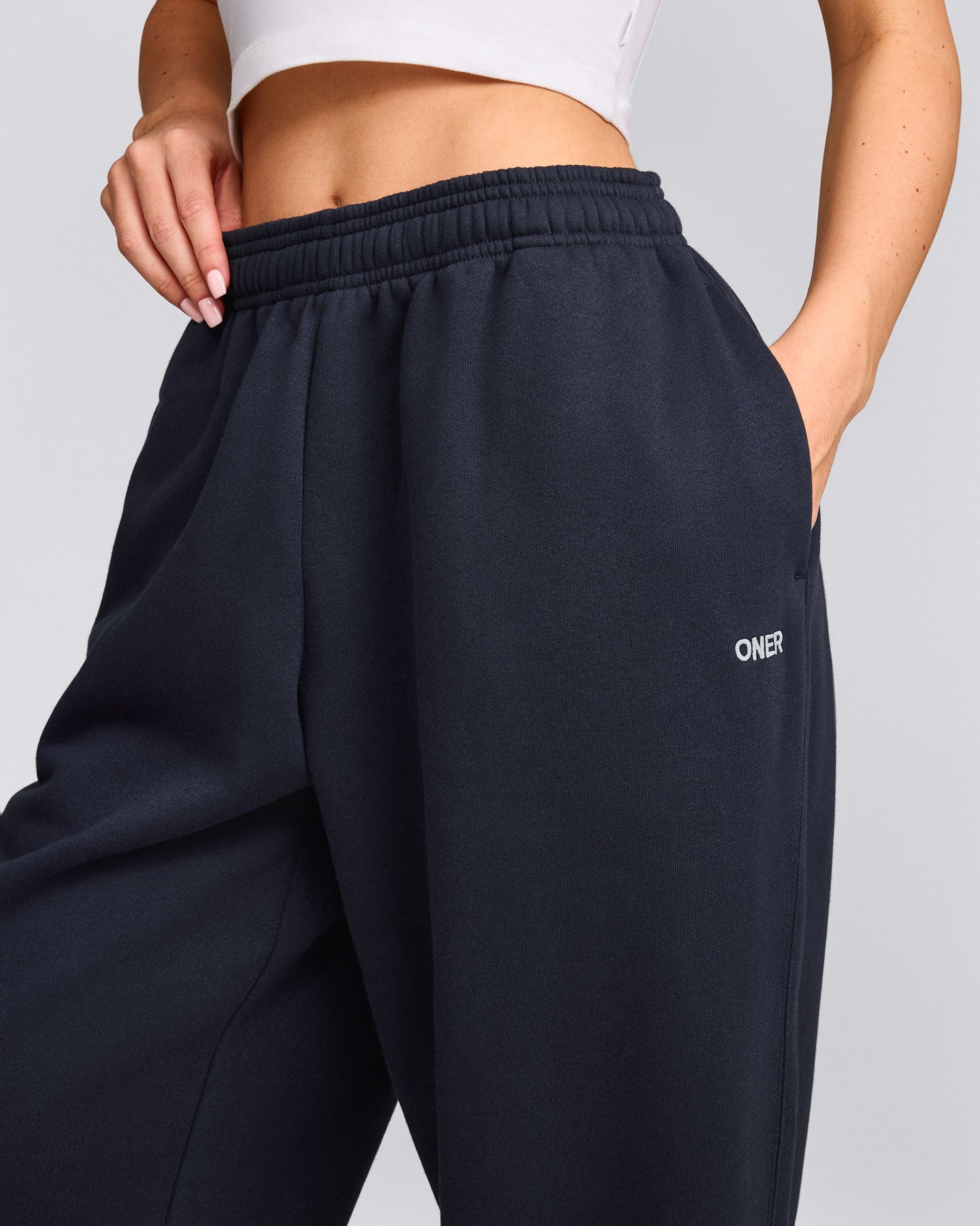 Foundations Cosy Oversized Joggers | True Blue