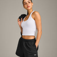 Foundations Cosy Oversized Shorts | Soft Black