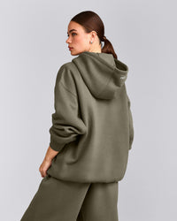 Foundations Cosy Oversized Hoodie | Alpine Green
