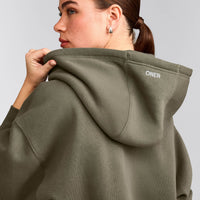 Foundations Cosy Oversized Hoodie | Alpine Green