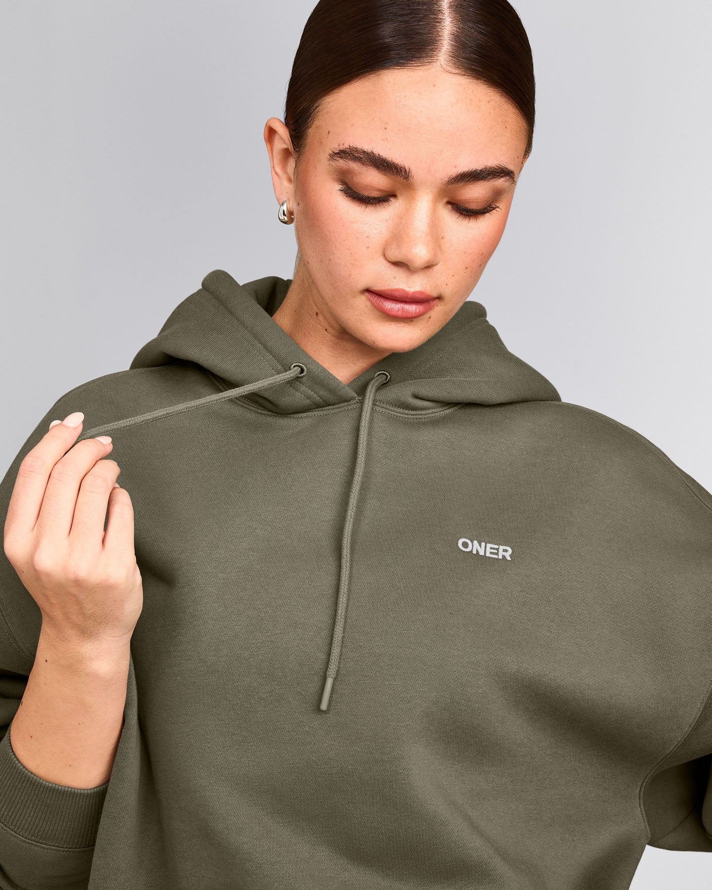 Foundations Cosy Oversized Hoodie | Alpine Green
