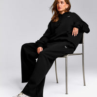 Foundations Cosy Oversized Hoodie | Black