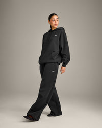Foundations Cosy Oversized Hoodie | Soft Black