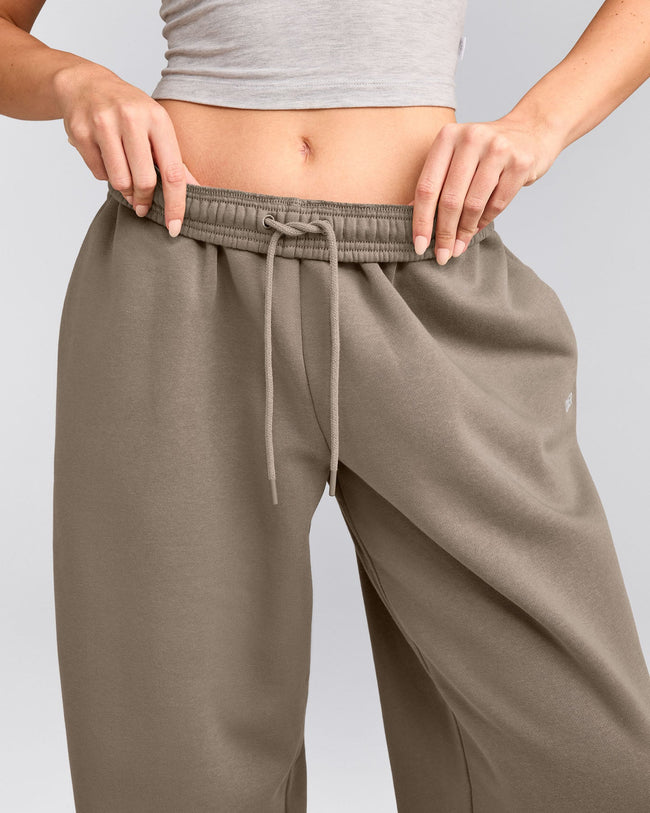 Foundations Cosy Oversized Straight Leg Joggers | Minky