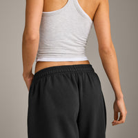 Foundations Cosy Oversized Straight Leg Joggers | Soft Black