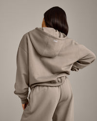 Foundations Cosy Oversized Zip Through Hoodie | Minky