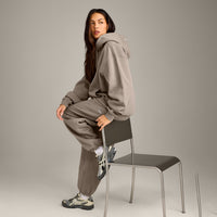 Foundations Cosy Oversized Zip Through Hoodie | Minky
