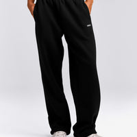 Foundations Cosy Straight Leg Joggers | Black