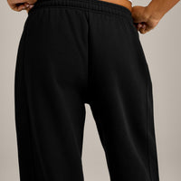 Foundations Cosy Straight Leg Joggers | Black