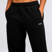Foundations Cosy Straight Leg Joggers | Black