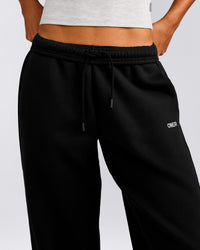 Foundations Cosy Straight Leg Joggers | Black