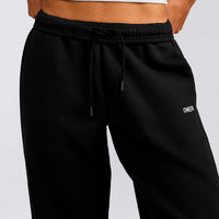 Foundations Cosy Straight Leg Joggers | Black