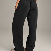 Foundations Cosy Straight Leg Joggers | Soft Black