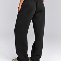 Foundations Cosy Straight Leg Joggers | Soft Black