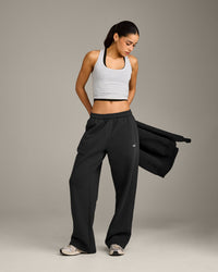 Foundations Cosy Straight Leg Joggers | Soft Black