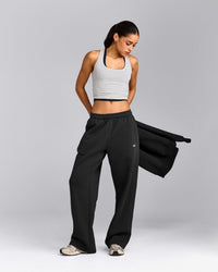 Foundations Cosy Straight Leg Joggers | Soft Black
