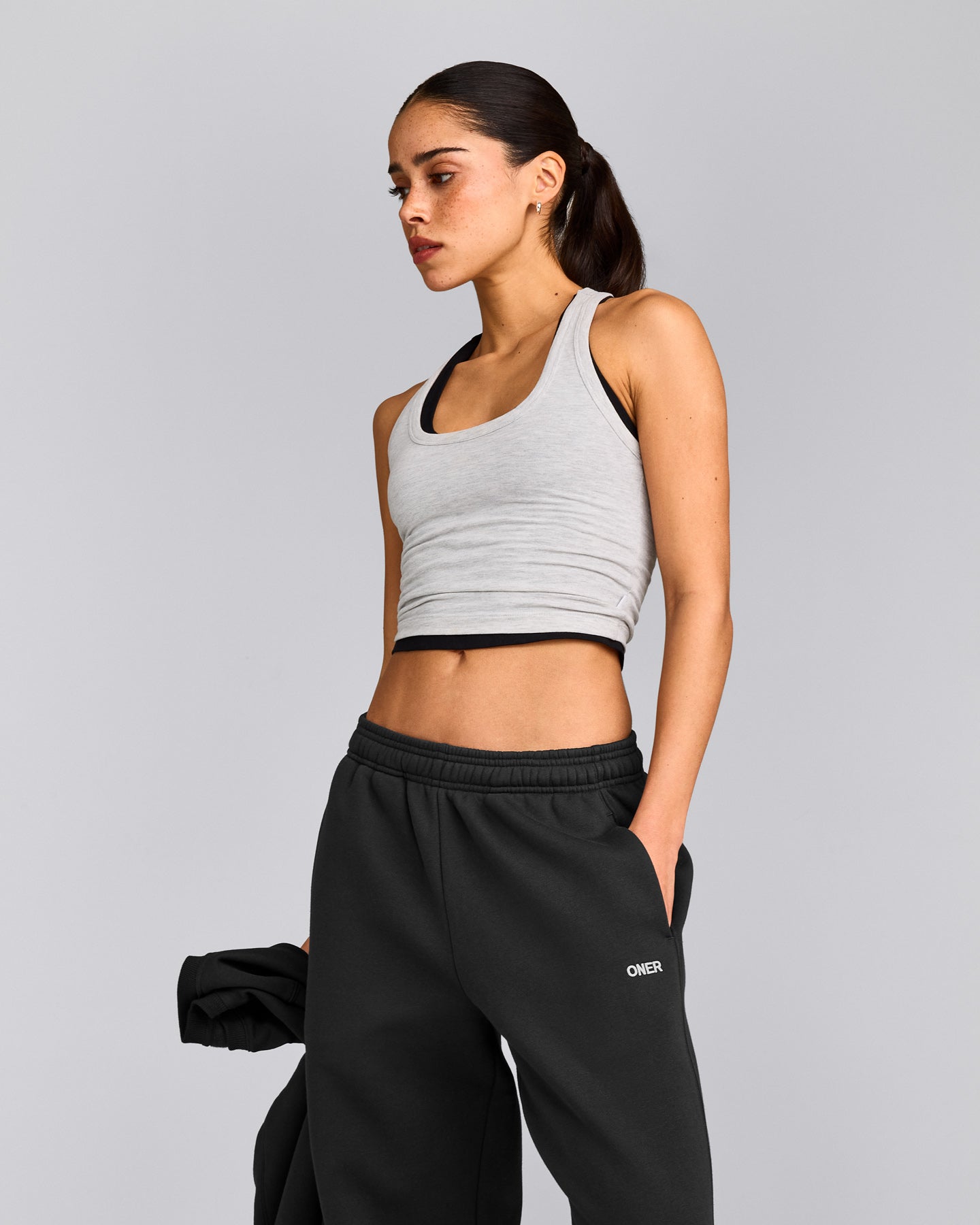Foundations Cosy Straight Leg Joggers | Soft Black