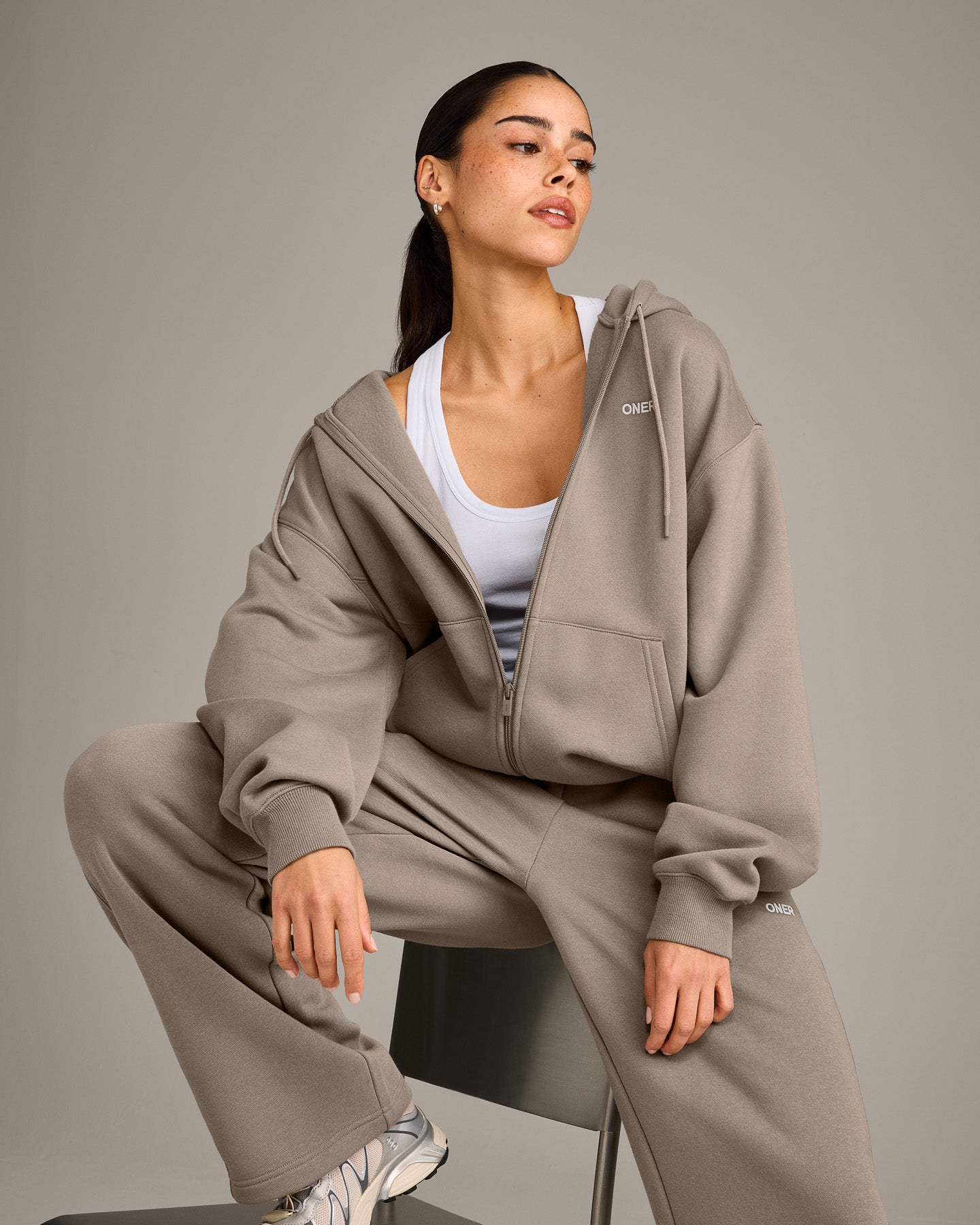 Foundations Cosy Zip Through Hoodie | Minky